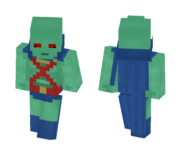 Martian Manhunter - Male Minecraft Skins - image 1