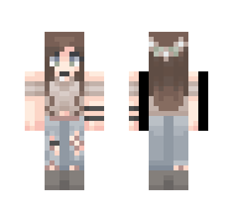 [ ･ﾟ♡ ] : BEIGE. - Female Minecraft Skins - image 2