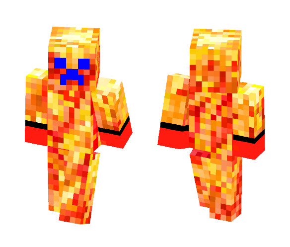 Fire creeper boxer - Interchangeable Minecraft Skins - image 1