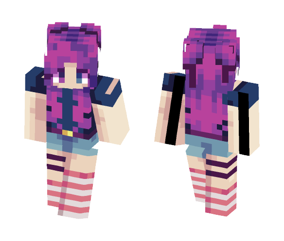 my attempt at something neon - Female Minecraft Skins - image 1