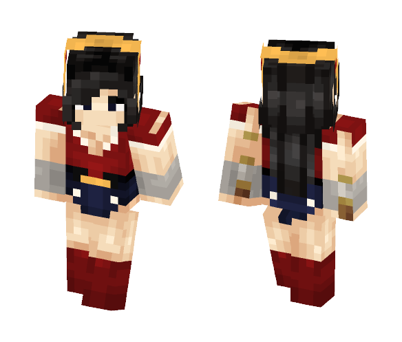Wonder Woman | Bombshells - Comics Minecraft Skins - image 1