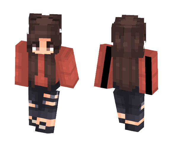 some shade of red - Female Minecraft Skins - image 1