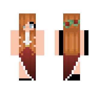 Ellie - Apple Red Dress 3.0 - Female Minecraft Skins - image 2