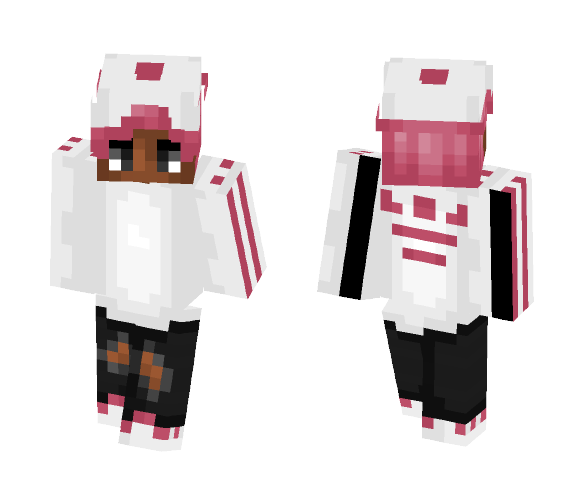 Pink Adidas - Male Minecraft Skins - image 1