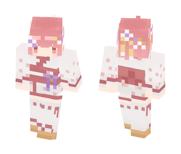 Re:Zero | Ram | kimono ver - Female Minecraft Skins - image 1