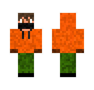 Orange Hood Man - Male Minecraft Skins - image 2