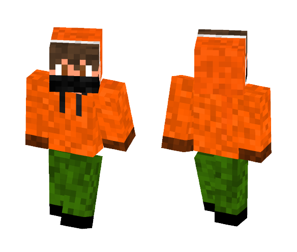 Orange Hood Man - Male Minecraft Skins - image 1