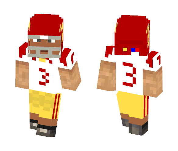 USC Football Away Uniform - Male Minecraft Skins - image 1