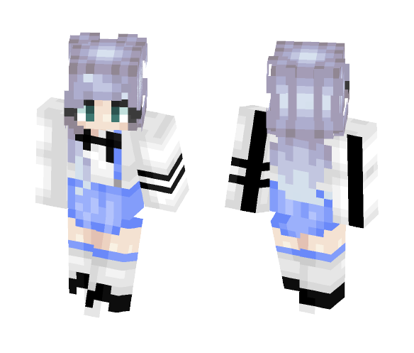 Pastel School Girl - Girl Minecraft Skins - image 1