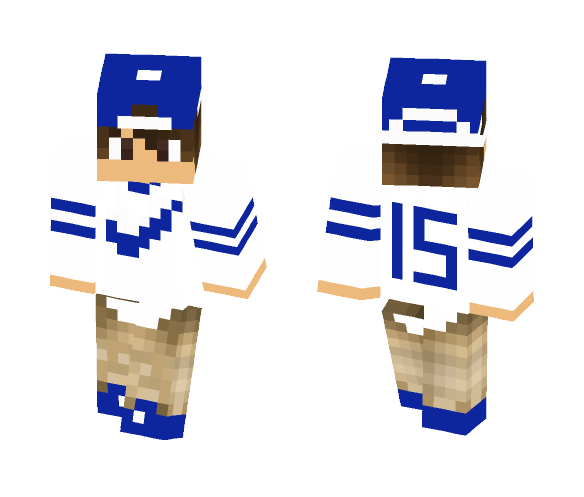 Blue Nike Boy - Boy Minecraft Skins - image 1