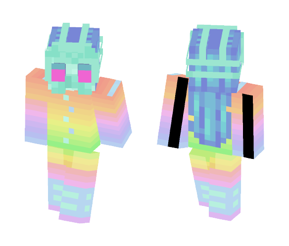 Togotwi - Gas Mask Pastel Alien - Female Minecraft Skins - image 1