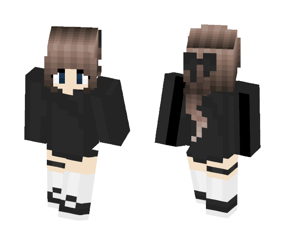 Brown Haired Girl - Color Haired Girls Minecraft Skins - image 1