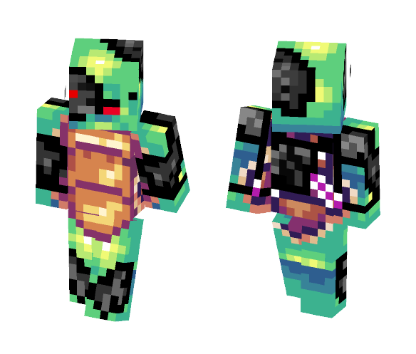 Derpy Cyborg Turtle - Male Minecraft Skins - image 1