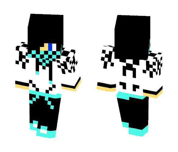 Cyan Boy - Boy Minecraft Skins - image 1