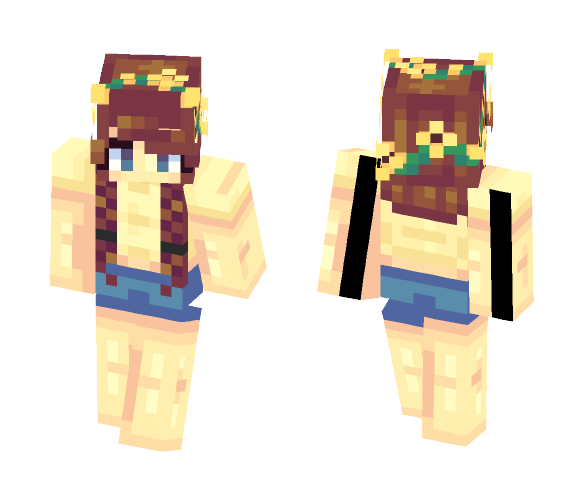 Sunflowers - Female Minecraft Skins - image 1