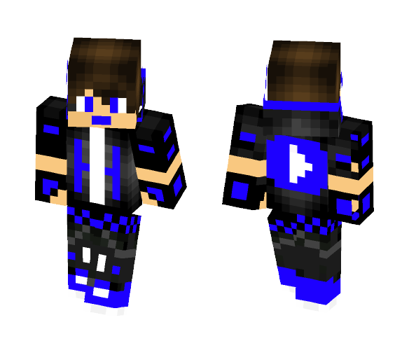 Blue Gaming - Male Minecraft Skins - image 1