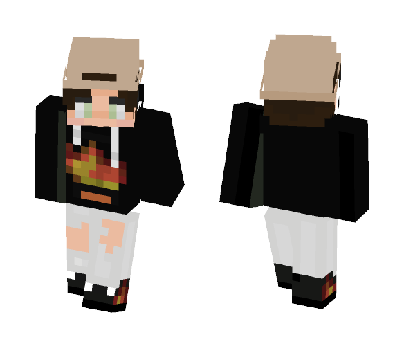 Thrasher flames - Male Minecraft Skins - image 1