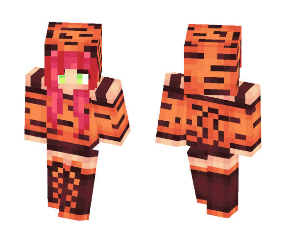 Tiger girl Revamp! - Girl Minecraft Skins - image 1