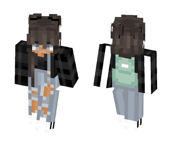 Overalls /w backpack - Male Minecraft Skins - image 1