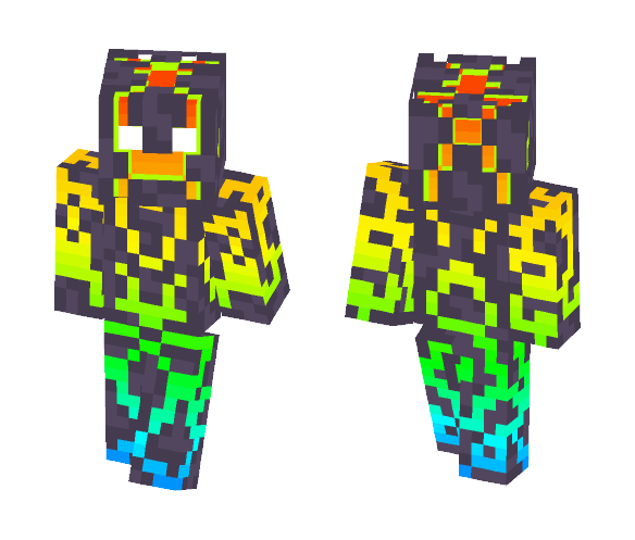 AWESOME RAINBOW MONSTER - Male Minecraft Skins - image 1