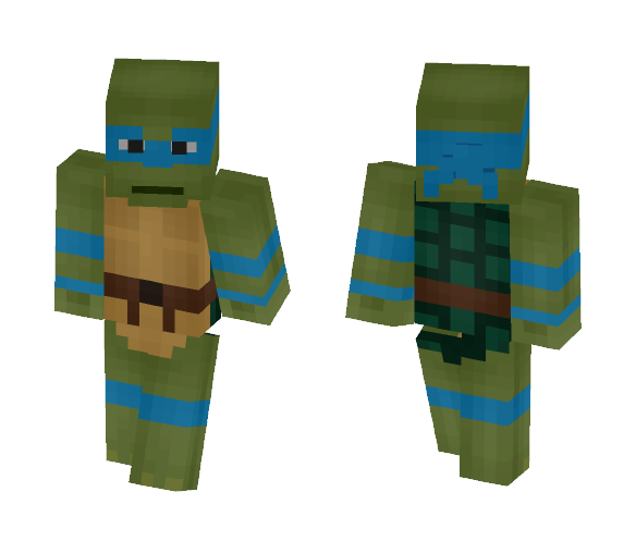 TMNT Leonardo - Male Minecraft Skins - image 1