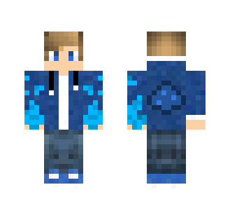 Double Blue Flame - Male Minecraft Skins - image 2