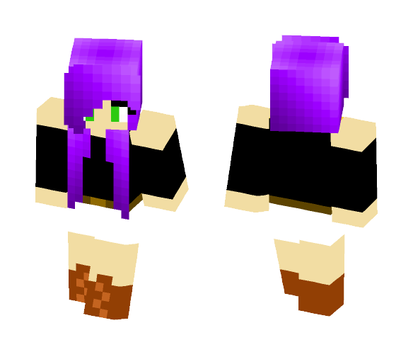 Purple girl - Girl Minecraft Skins - image 1