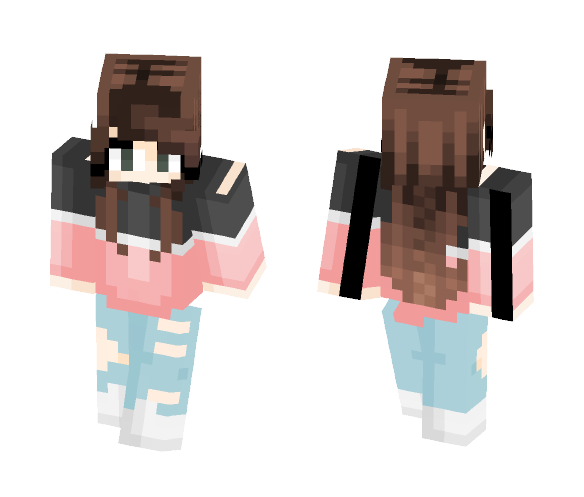 ew its ugly ~drawing recreate~ - Female Minecraft Skins - image 1