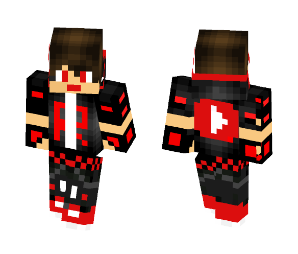 Red Gaming - Male Minecraft Skins - image 1