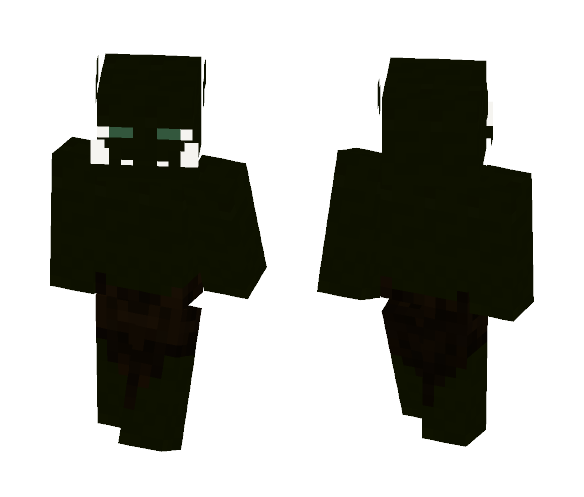 Bright Green Eyes Orc - Male Minecraft Skins - image 1
