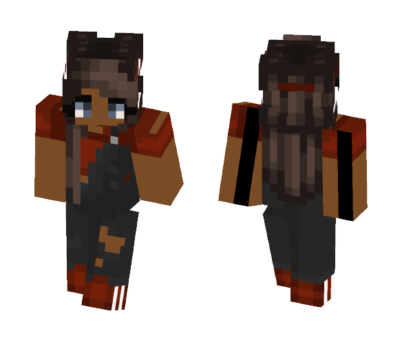 Ripped Overalls - Female Minecraft Skins - image 1