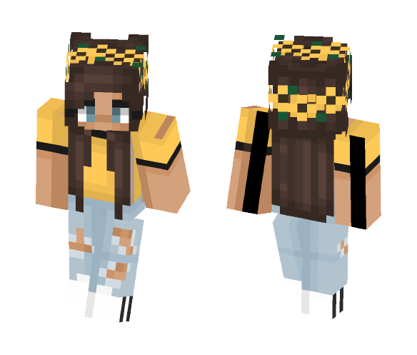 New sunflower skin ???? - Female Minecraft Skins - image 1