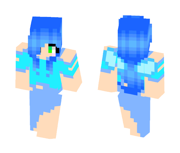 Bluebird (Pixie OC) - Female Minecraft Skins - image 1