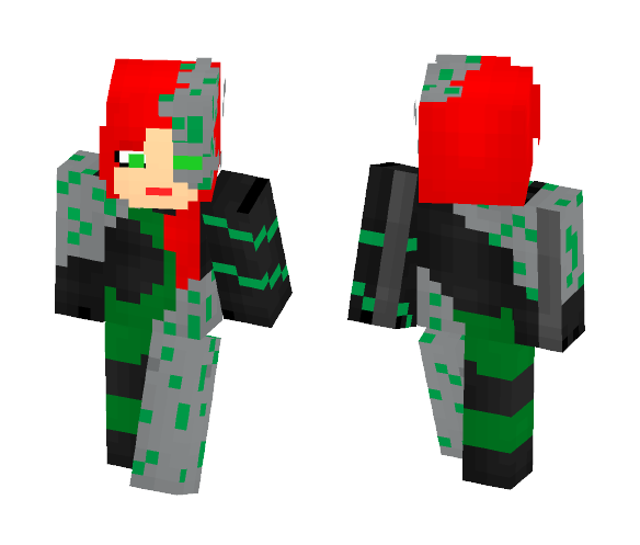 Cyborg Poison Ivy - Male Minecraft Skins - image 1