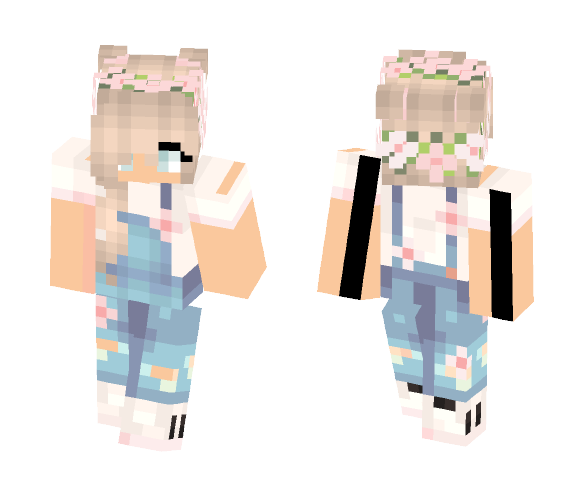 Cute Overalls ???? - Female Minecraft Skins - image 1