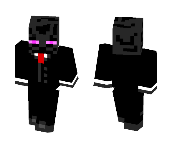 Enderman in a tux - Male Minecraft Skins - image 1