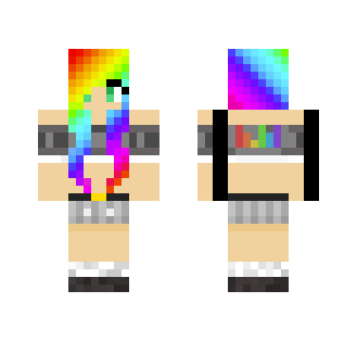 Rainbow Trails - Female Minecraft Skins - image 2