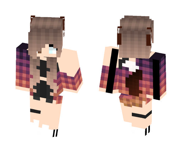 Cute wolf girl ❣️ - Cute Girls Minecraft Skins - image 1