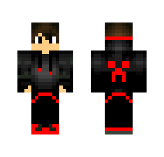 Red Creeper Boy - Boy Minecraft Skins - image 2