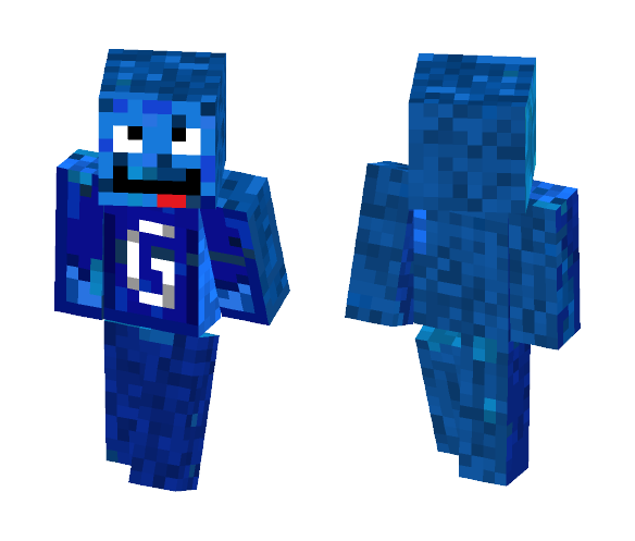Blue Gamer - Male Minecraft Skins - image 1