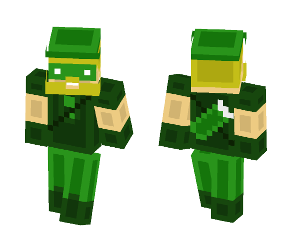 green arrow classic - Male Minecraft Skins - image 1