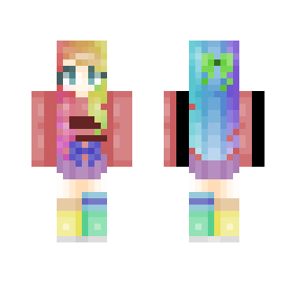 Human Rainbow - Female Minecraft Skins - image 2