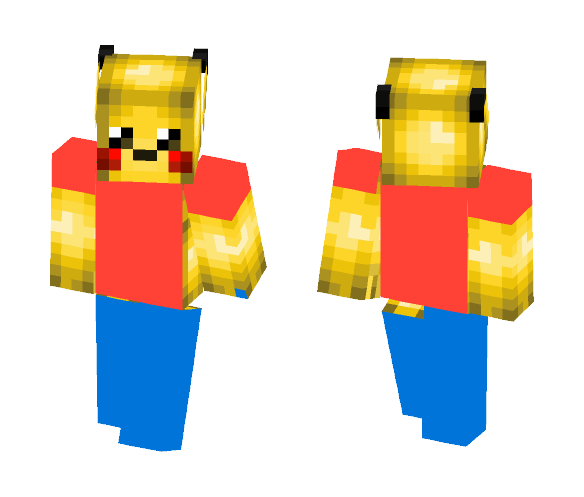 Pikachu In Clothes - Male Minecraft Skins - image 1