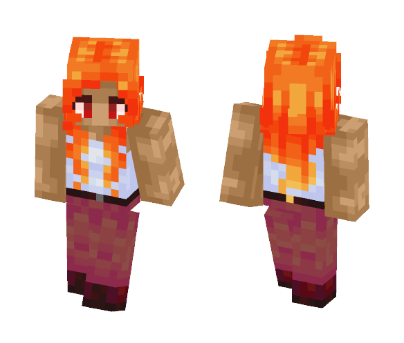 Firey Palette - Female Minecraft Skins - image 1