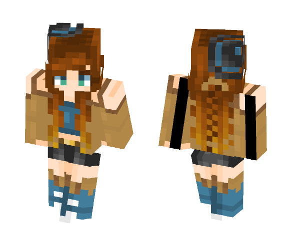 ~Happiness is made, not found~ - Female Minecraft Skins - image 1