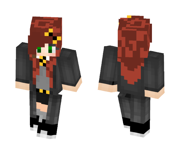 Hufflepuff girl student - Girl Minecraft Skins - image 1