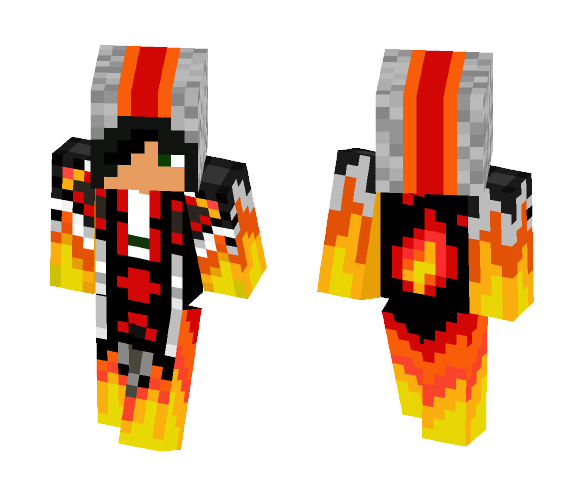 flame - Male Minecraft Skins - image 1