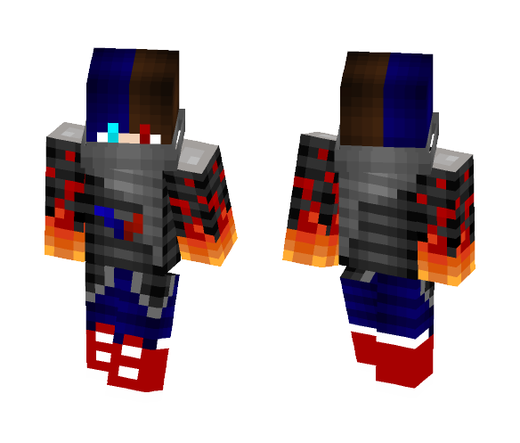 Flame ice boy - Boy Minecraft Skins - image 1