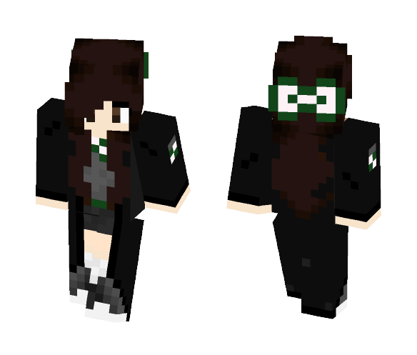 Slytherin Girl - Girl Minecraft Skins - image 1