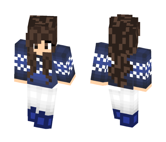 Cute girl - Winter Outfit - Cute Girls Minecraft Skins - image 1